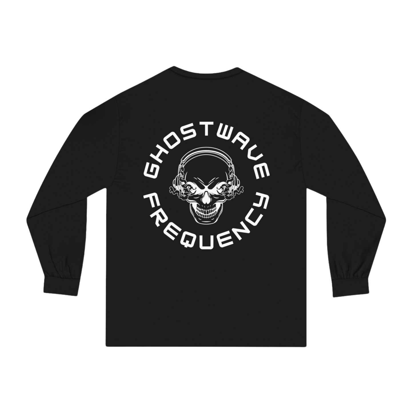 Skull Noise Classic Long Sleeve Cotton T-Shirt