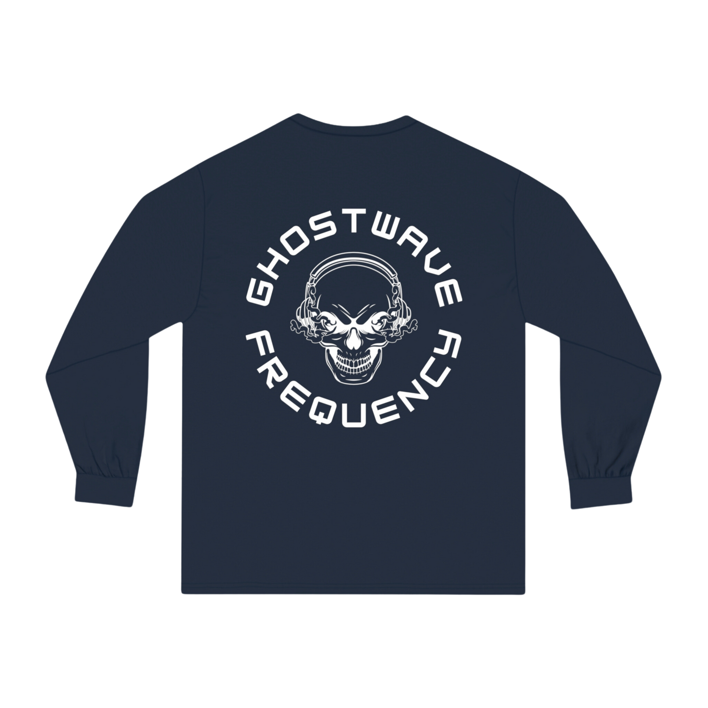 Skull Noise Classic Long Sleeve Cotton T-Shirt
